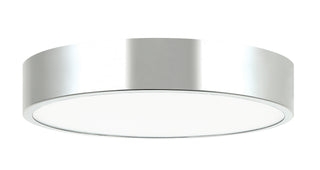 Buy chrome-with-frosted-glass-glass-and-white-shade Plato Flush Mount Ceiling Light by Matteo Lighting
