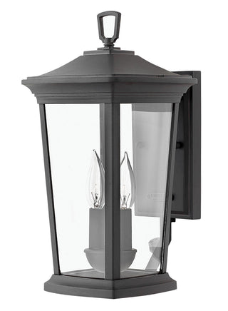 Buy museum-black-with-clear-glass Bromley Outdoor (Wet) Wall Lantern by Hinkley
