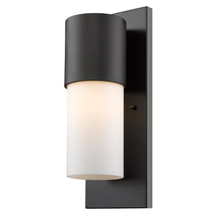 Buy oil-rubbed-bronze-with-opal-cylindrical-glass-glass Cooper Sconce by Acclaim Lighting