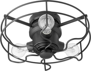 Buy textured-black Windmill Outdoor (Damp) Fan Light Kit by Quorum