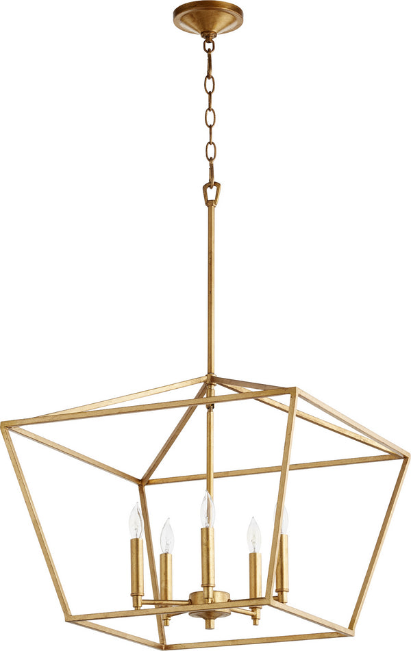 Gabriel Outdoor (Damp) Chandelier by Quorum