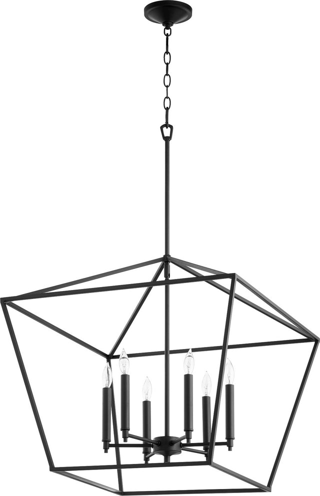 Gabriel Outdoor (Damp) Chandelier by Quorum