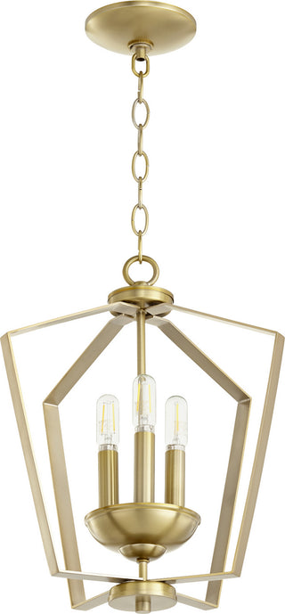 Buy aged-brass LT Entry Series Pendant by Quorum