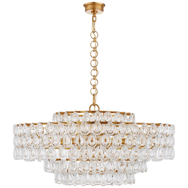 Liscia Outdoor (Damp) Chandelier by Visual Comfort Signature
