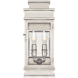 Buy polished-nickel Linear Lantern Outdoor (Wet) Wall Lantern by Visual Comfort Signature