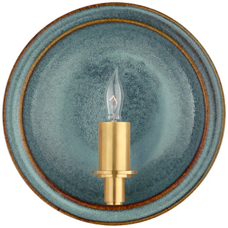 Buy oslo-blue Leeds Outdoor (Damp) Sconce by Visual Comfort Signature