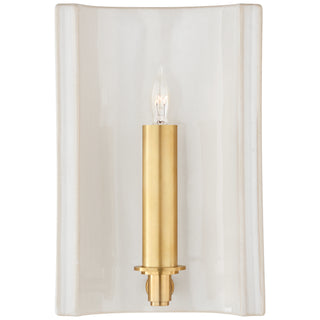 Buy ivory Leeds Outdoor (Damp) Sconce by Visual Comfort Signature