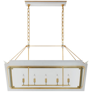 Buy soft-white-and-gild Caddo Outdoor (Damp) Lantern by Visual Comfort Signature