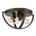 Colson Outdoor (Damp) Flush Mount Light by Golden