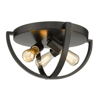 Buy etruscan-bronze Colson Outdoor (Damp) Flush Mount Light by Golden