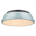 Duncan Outdoor (Damp) Flush Mount Ceiling Light by Golden