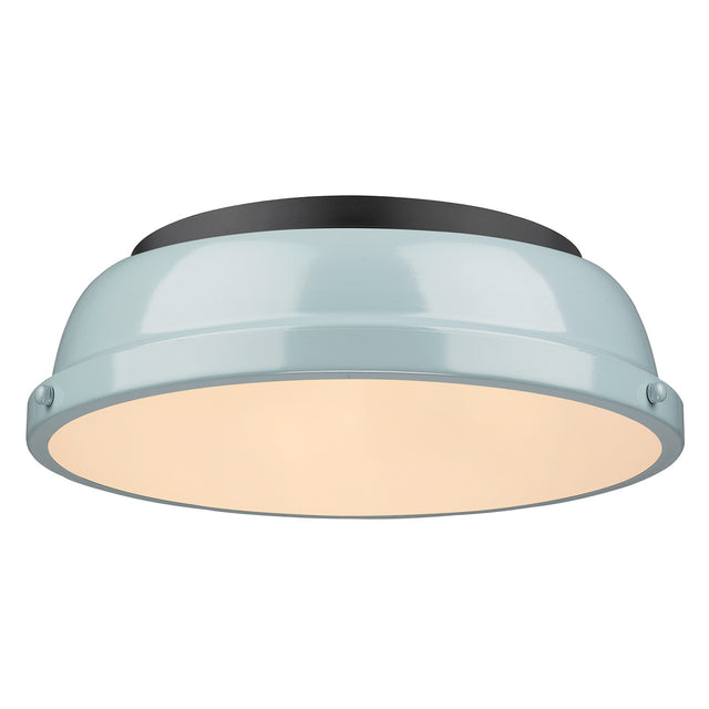 Duncan Outdoor (Damp) Flush Mount Ceiling Light by Golden