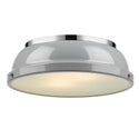 Duncan Outdoor (Damp) Flush Mount Ceiling Light by Golden