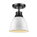 Duncan Outdoor (Damp) Flush Mount Light by Golden