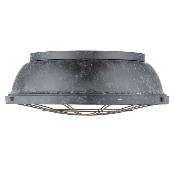 Bartlett Outdoor (Damp) Flush Mount Ceiling Light by Golden