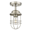 Seaport Outdoor (Damp) Semi Flush Mount Light by Golden