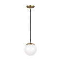 Leo-Hanging Globe Outdoor (Damp) Pendant by Visual Comfort Studio