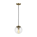 Leo-Hanging Globe Outdoor (Damp) Pendant by Visual Comfort Studio