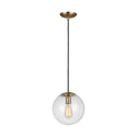 Leo-Hanging Globe Outdoor (Damp) Pendant by Visual Comfort Studio