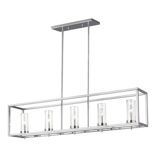 Buy chrome-with-clear-glass Zire Outdoor (Damp) Pendant by Visual Comfort Studio