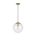 Leo-Hanging Globe Outdoor (Damp) Pendant by Visual Comfort Studio