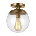 Leo - Hanging Globe Outdoor (Damp) Semi Flush Mount Light by Visual Comfort Studio