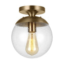 Leo - Hanging Globe Outdoor (Damp) Semi Flush Mount Light by Visual Comfort Studio