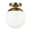 Leo - Hanging Globe Outdoor (Damp) Semi Flush Mount Light by Visual Comfort Studio