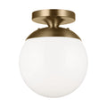 Leo - Hanging Globe Outdoor (Damp) Semi Flush Mount Light by Visual Comfort Studio