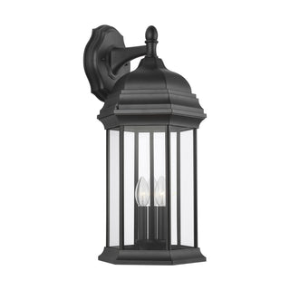 Buy black-with-clear-glass Sevier Outdoor (Wet) Wall Lantern by Generation Lighting