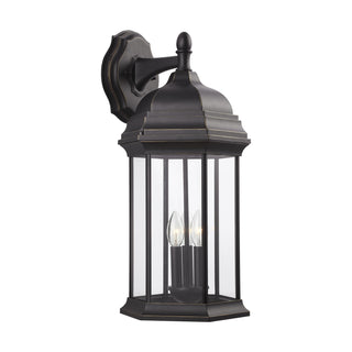 Buy antique-bronze-with-clear-glass Sevier Outdoor (Wet) Wall Lantern by Generation Lighting