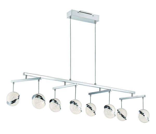 Silver Slice Outdoor (Damp) Pendant by George Kovacs