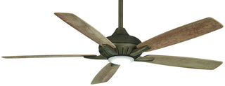 Buy heirloom-bronze-finish-with-barn-wood-blades Dyno XL Ceiling Fan with Light by Minka Aire
