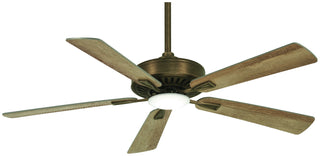 Buy heirloom-bronze-finish-with-barnwood-blades Contractor Ceiling Fan with Light by Minka Aire