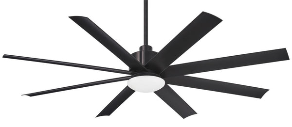 8-Blades Slipstream Outdoor (Wet) Ceiling Fan with Light by Minka Aire