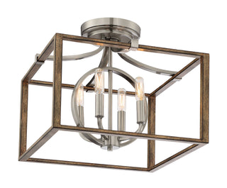 Country Estates Outdoor (Damp) Semi Flush Mount Light by Minka-Lavery