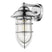 Chrome with Clear, Seedy Glass Urn Shaped Globe 7.5``x5``x5`` Glass