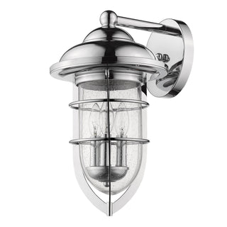 Buy chrome-with-clear-seedy-glass-urn-shaped-globe-10-25-x6-8-x6-8-glass Dylan Wall Lantern by Acclaim Lighting