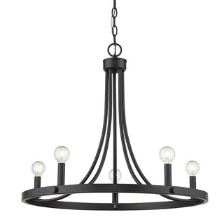 Buy matte-black Sawyer Chandelier by Acclaim Lighting