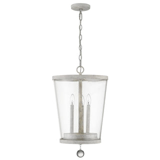 Buy country-white-with-clear-tapered-drum-shaped-glass-glass Callie Pendant by Acclaim Lighting