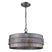 Bronze Patina with Bronze Patina, Metal Drum Shade 7``x20.5``x20.5`` Glass