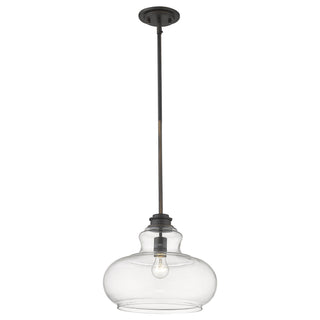 Buy oil-rubbed-bronze-with-clear-urn-shaped-glass-globe-9-75-x13-75-x13-75-glass Torrel Pendant by Acclaim Lighting