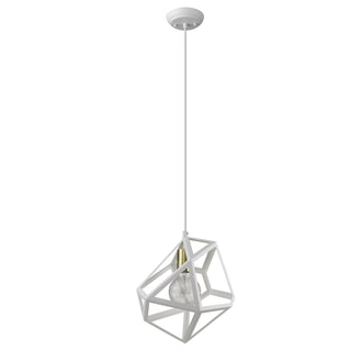 Buy white-with-14-x13-x11-glass Hedron Pendant by Acclaim Lighting