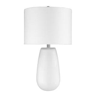 Buy white-with-seasalt-linen-drum-shade-glass Trend Home Table Lamp by Acclaim Lighting