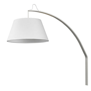 Buy white-with-white-fabric-tapered-drum-shade-9-x17-75-x17-75-glass-and-white-shade Della Sconce by Acclaim Lighting