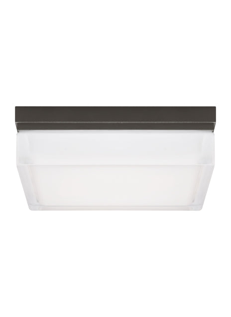 Boxie Outdoor (Damp) Flush Mount Ceiling Light by Visual Comfort Modern