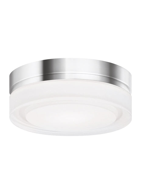 Cirque Outdoor (Damp) Flush Mount Ceiling Light by Visual Comfort Modern