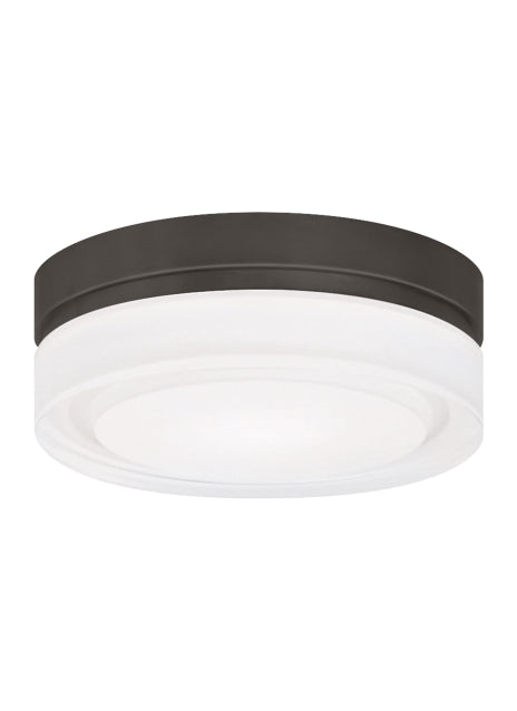 Cirque Outdoor (Damp) Flush Mount Ceiling Light by Visual Comfort Modern