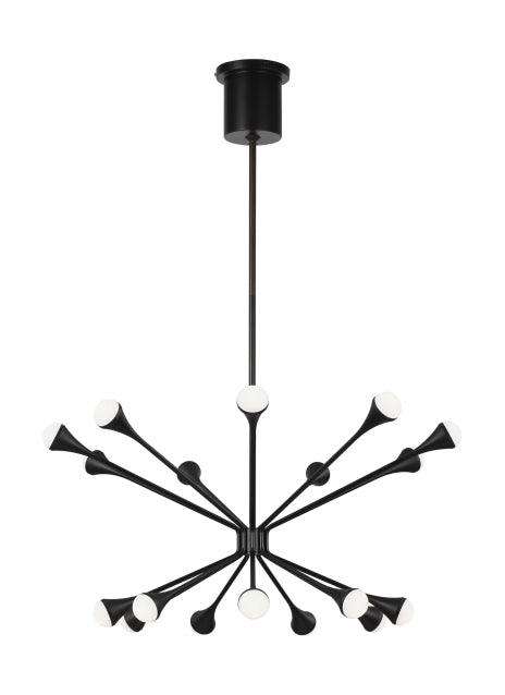 Lody Outdoor (Damp) Chandelier by Visual Comfort Modern