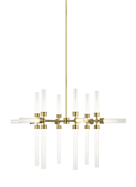 Linger Outdoor (Damp) Chandelier by Visual Comfort Modern